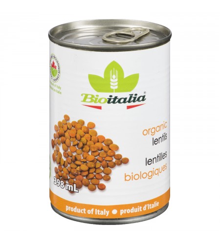 Organic Lentils by Bioitalia, 398ml