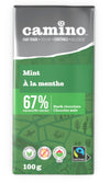 Organic Mint 67% Dark Chocolate Bar by Camino, 100g