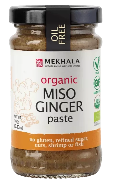 Organic Miso Ginger Paste by Mekhala, 100g