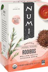 Organic Rooibos Herbal Tea by Numi, 18 bags