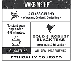 Thé noir Bio Breakfast Blend de Numi, 18 sachets