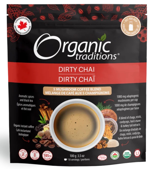 Dirty Chai par Organic Traditions, 100g