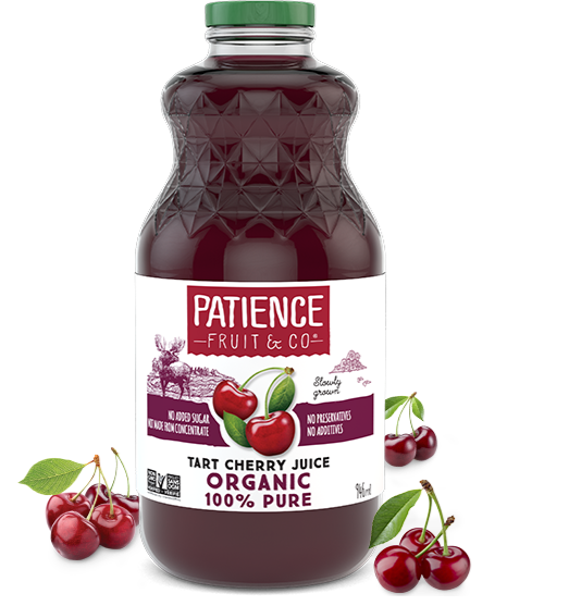 Pure Tart Cherry Organic Juice by Patience Fruit & Co 946ml