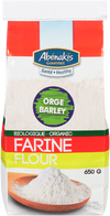 Organic barley flour by Abenakis 650g