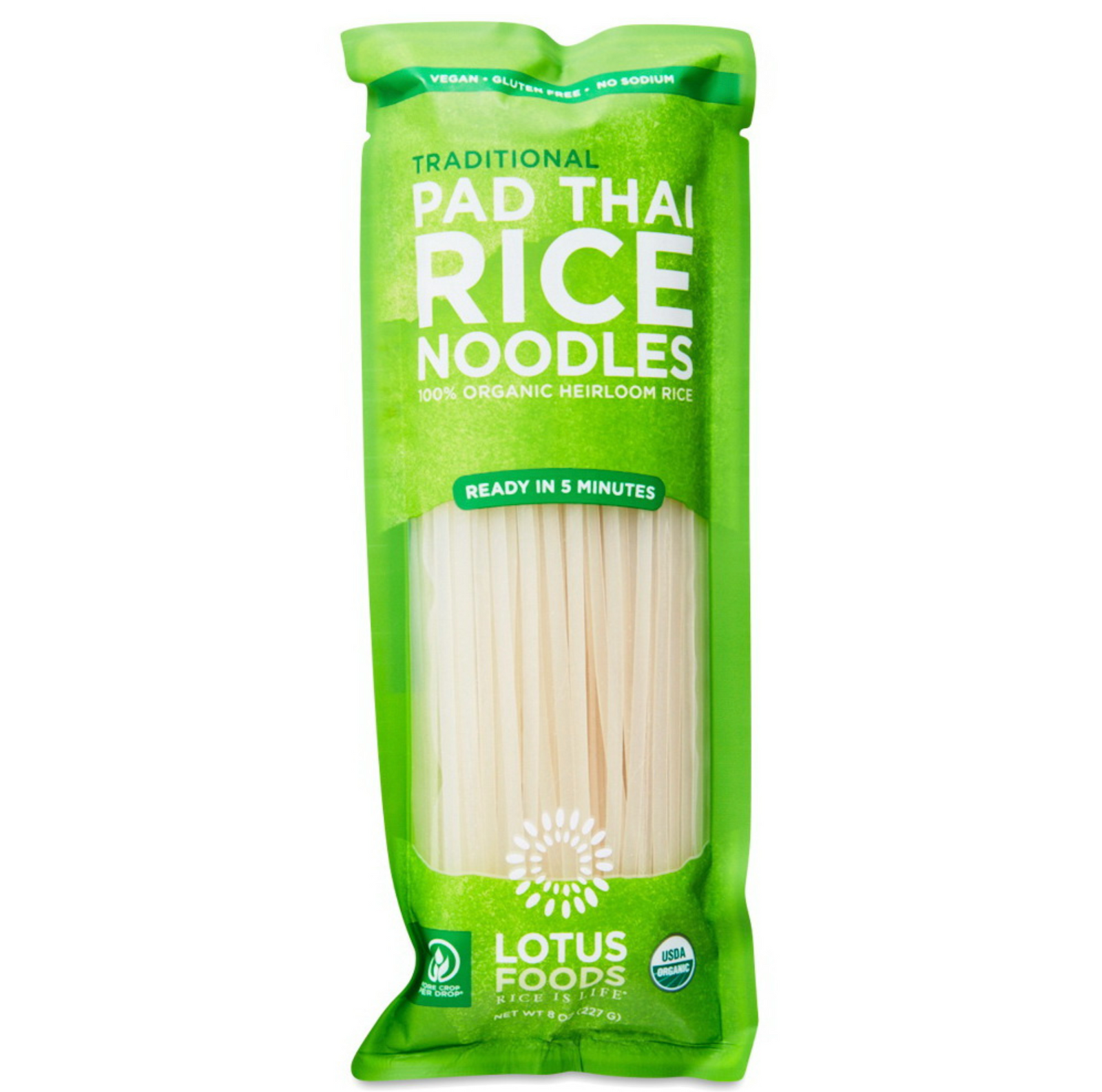 Nouilles de riz bio traditionnelles pad thai de Lotus Foods 