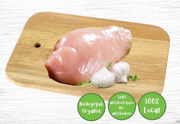 Poitrine de poulet biologique par Les Fermes Valens