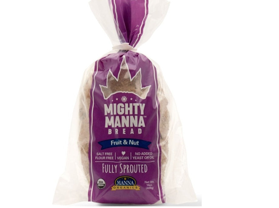 Organic Sprouted Bread Fruit & Nut by Manna, 400g