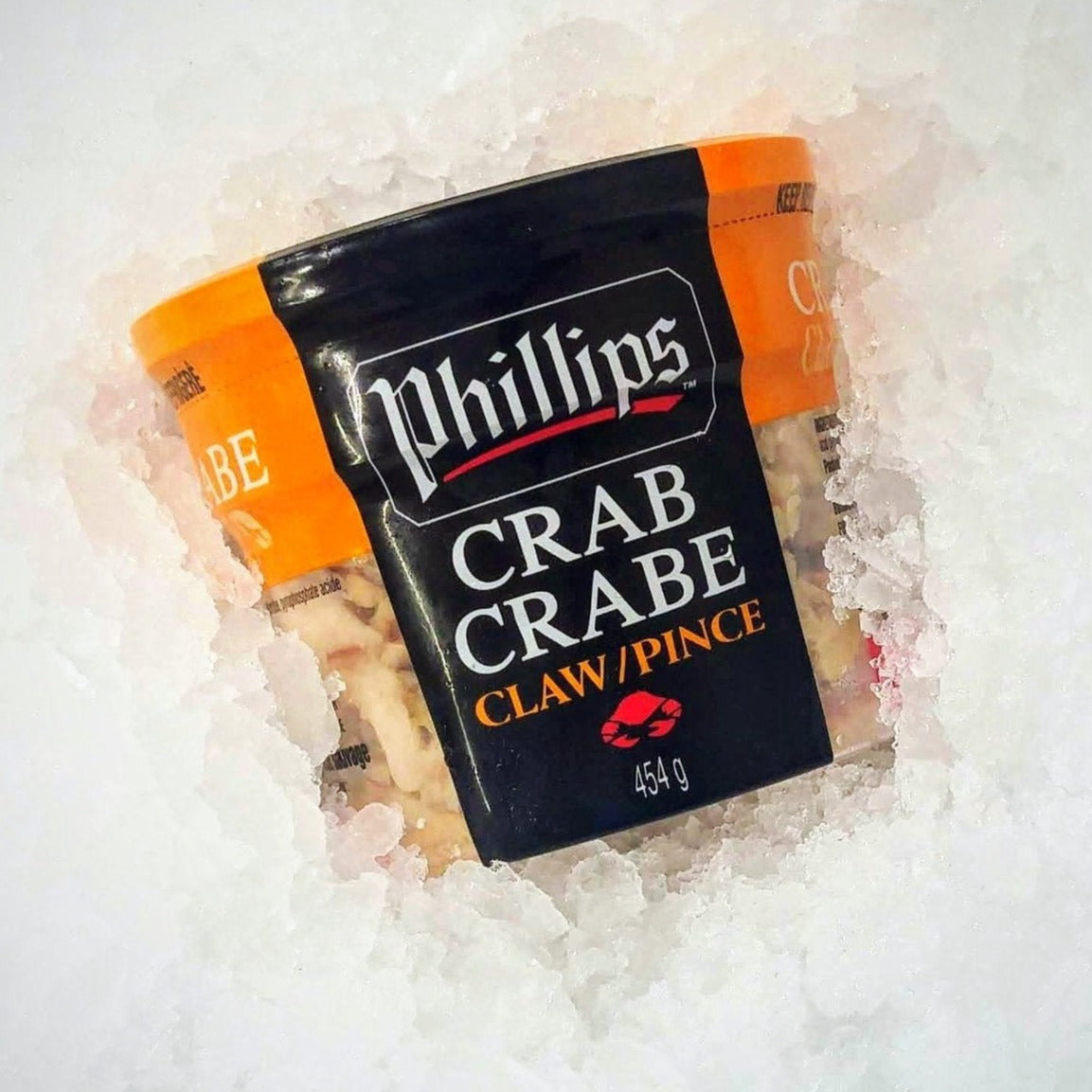 Viande de pince de crabe Phillips 454g 