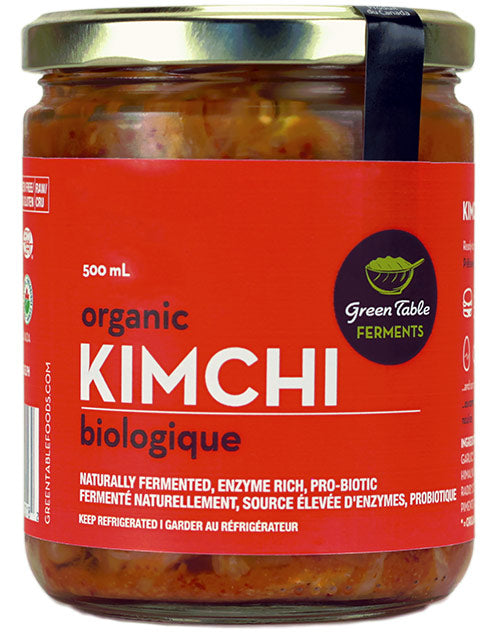 Kimchi bio par Green Table Foods 490ml 