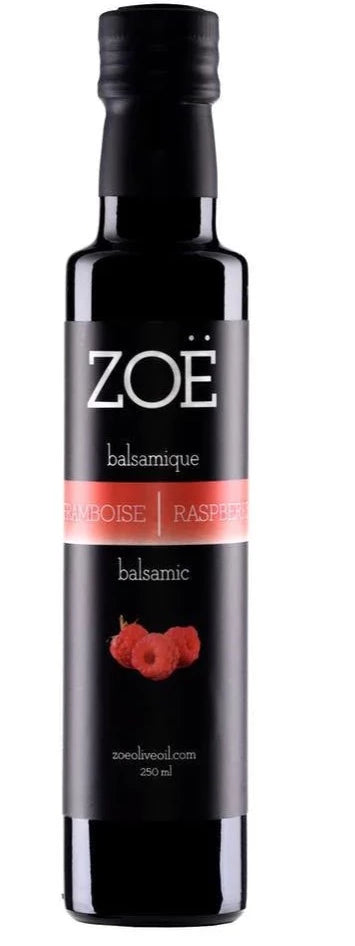 Raspberry Infused White Balsamic Vinegar by Zoë 100ml