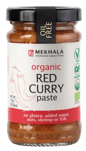 Organic Thai Red Curry Paste by Mekhala, 100g