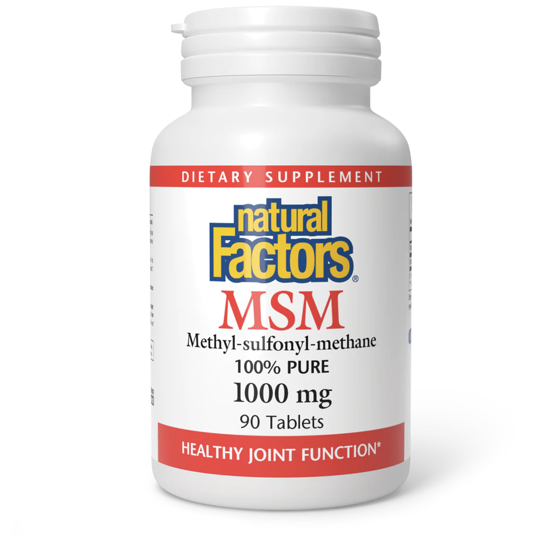 MSM 1000 mg by Natural Factors, 90 capsules