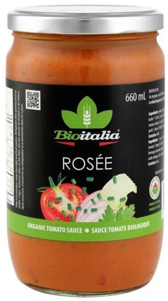Organic Rosee Tomato Sauce by Bioitalia, 660ml