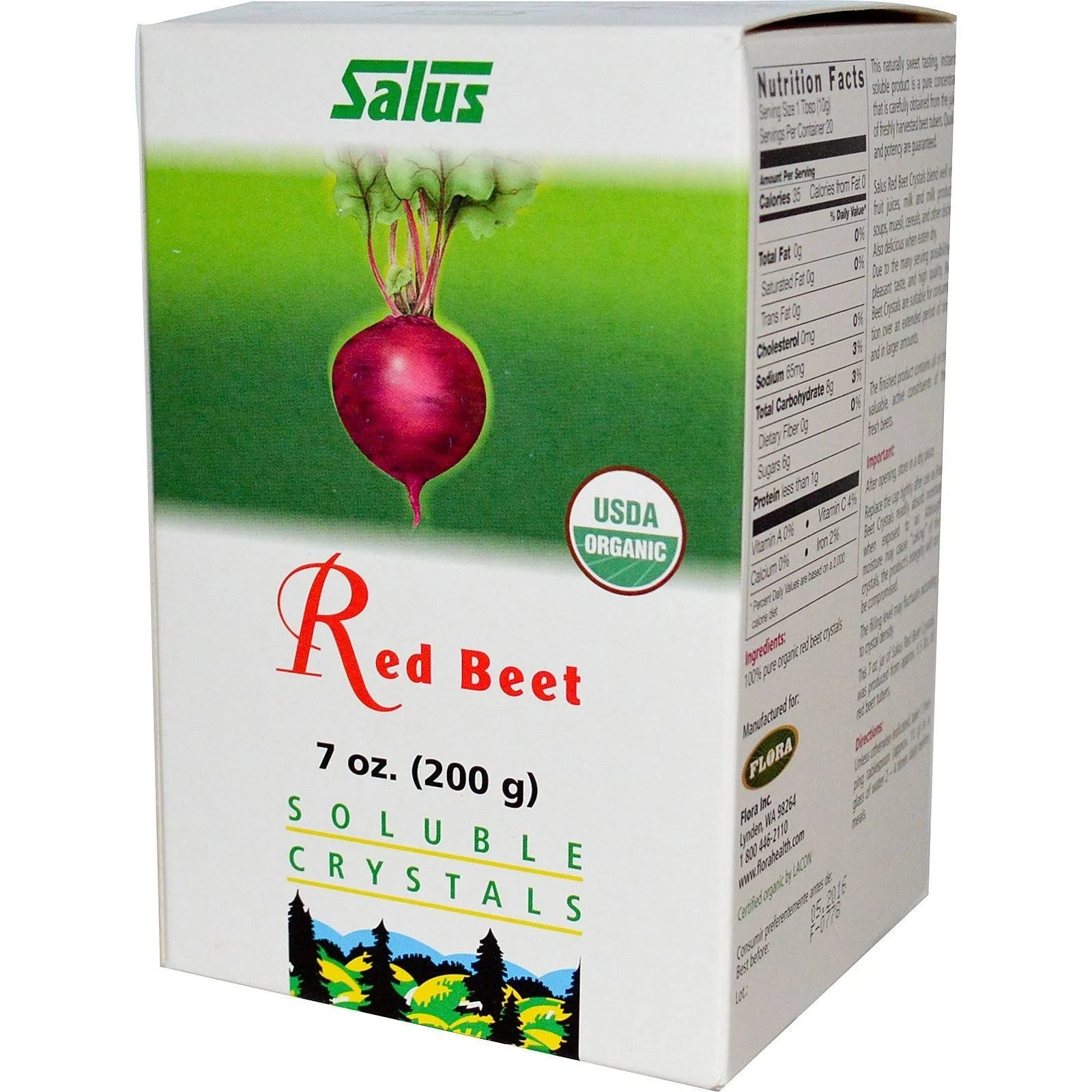 Cristaux de betterave rouge par Salus, 200g