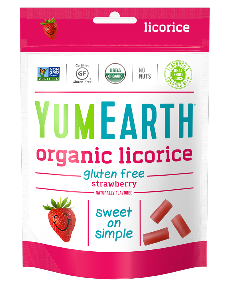 Réglisse aux fraises bio par Yum Earth, 142 g
