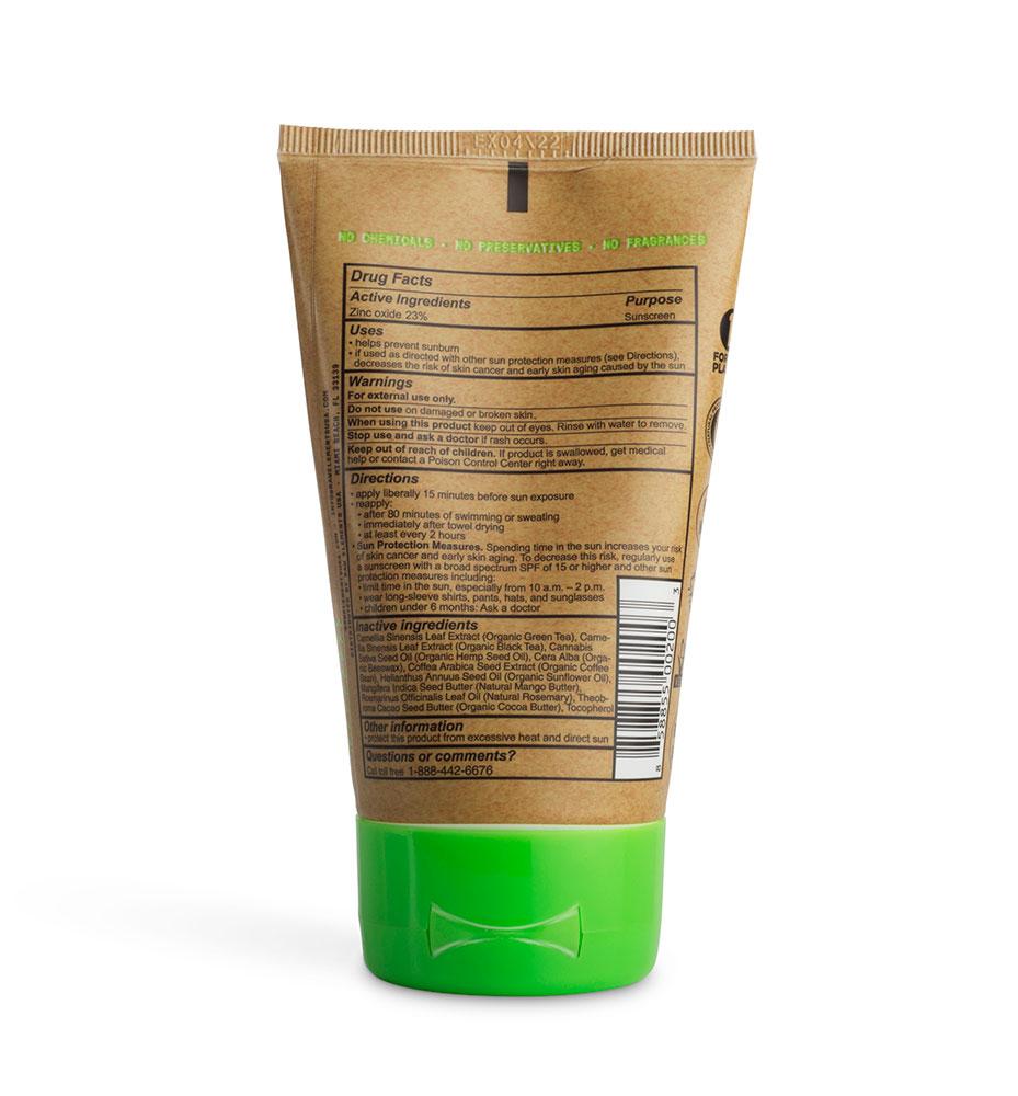 Visage + Corps SPF 30 Tube par Raw Elements 85g