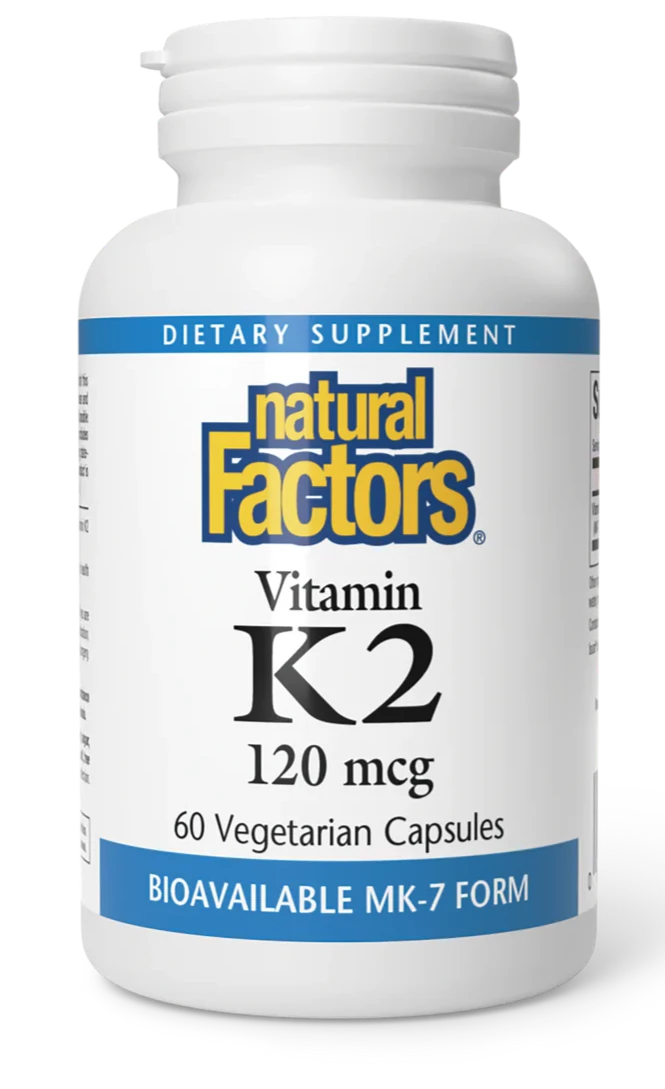 Vitamin K2 by Natural Factors, 60 capsules