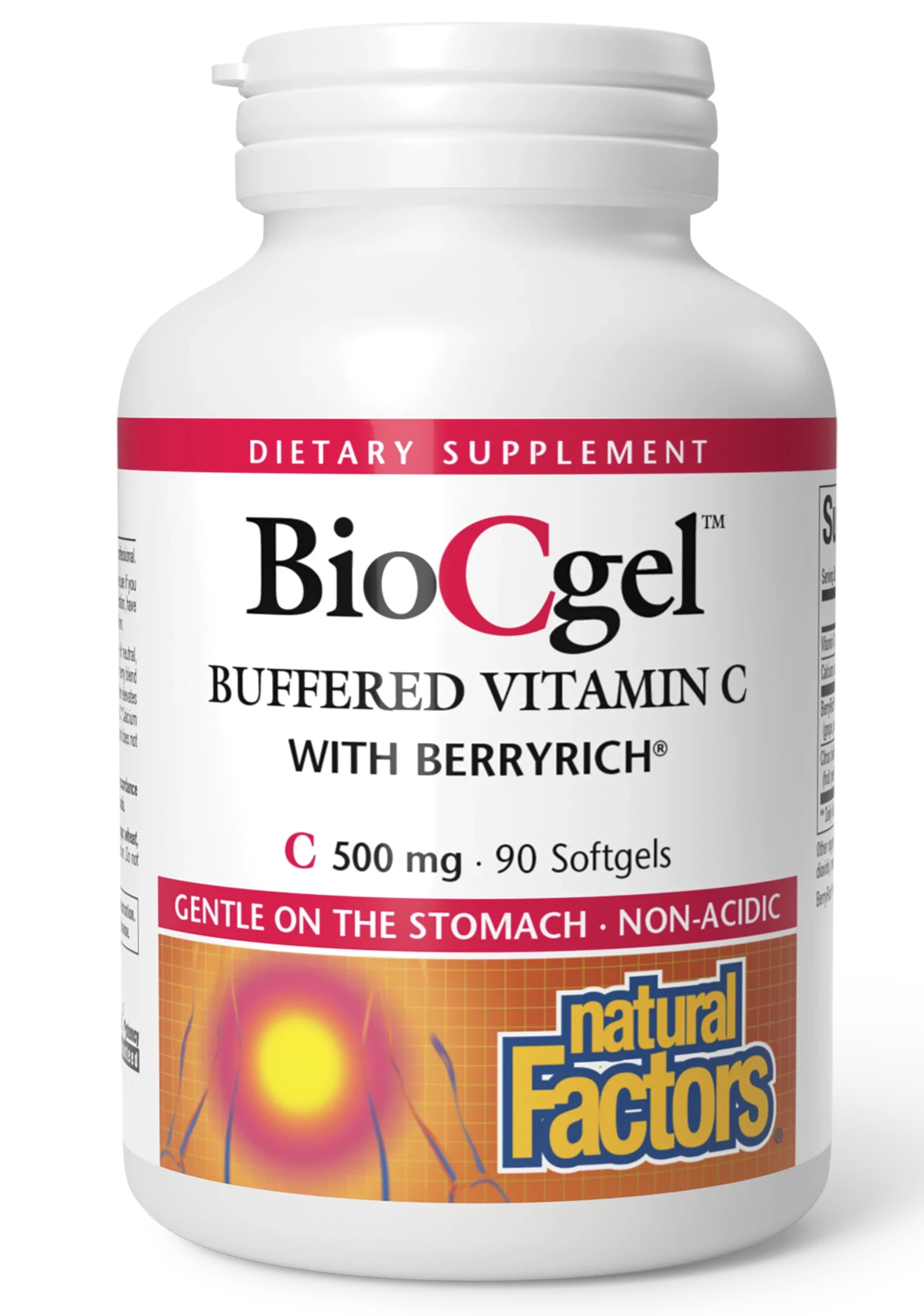 Vitamine C BioCgel™ avec BerryRich® de Natural Factors, 90 capsules