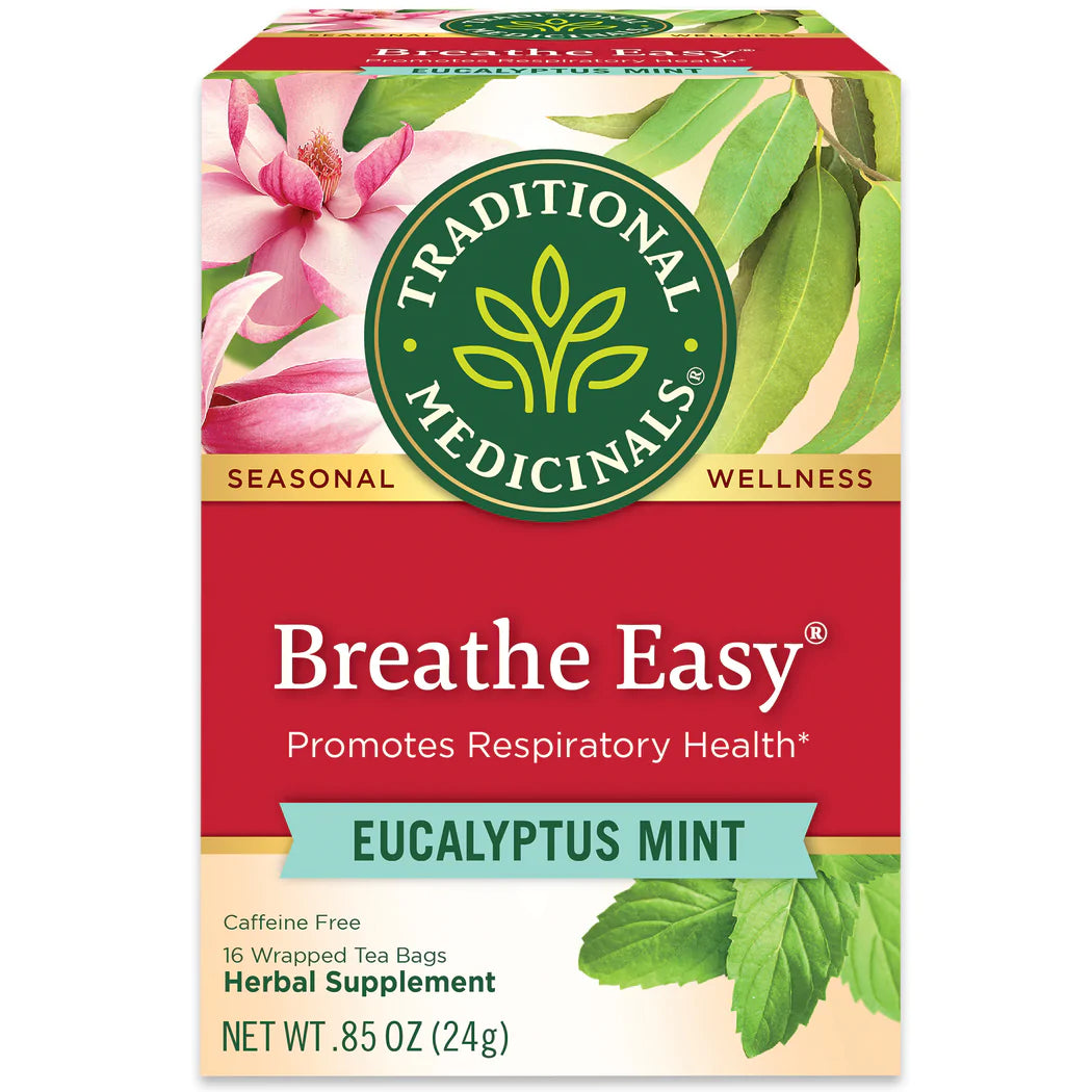 Thé Breathe Easy® de Traditional Medicinals, 24g 