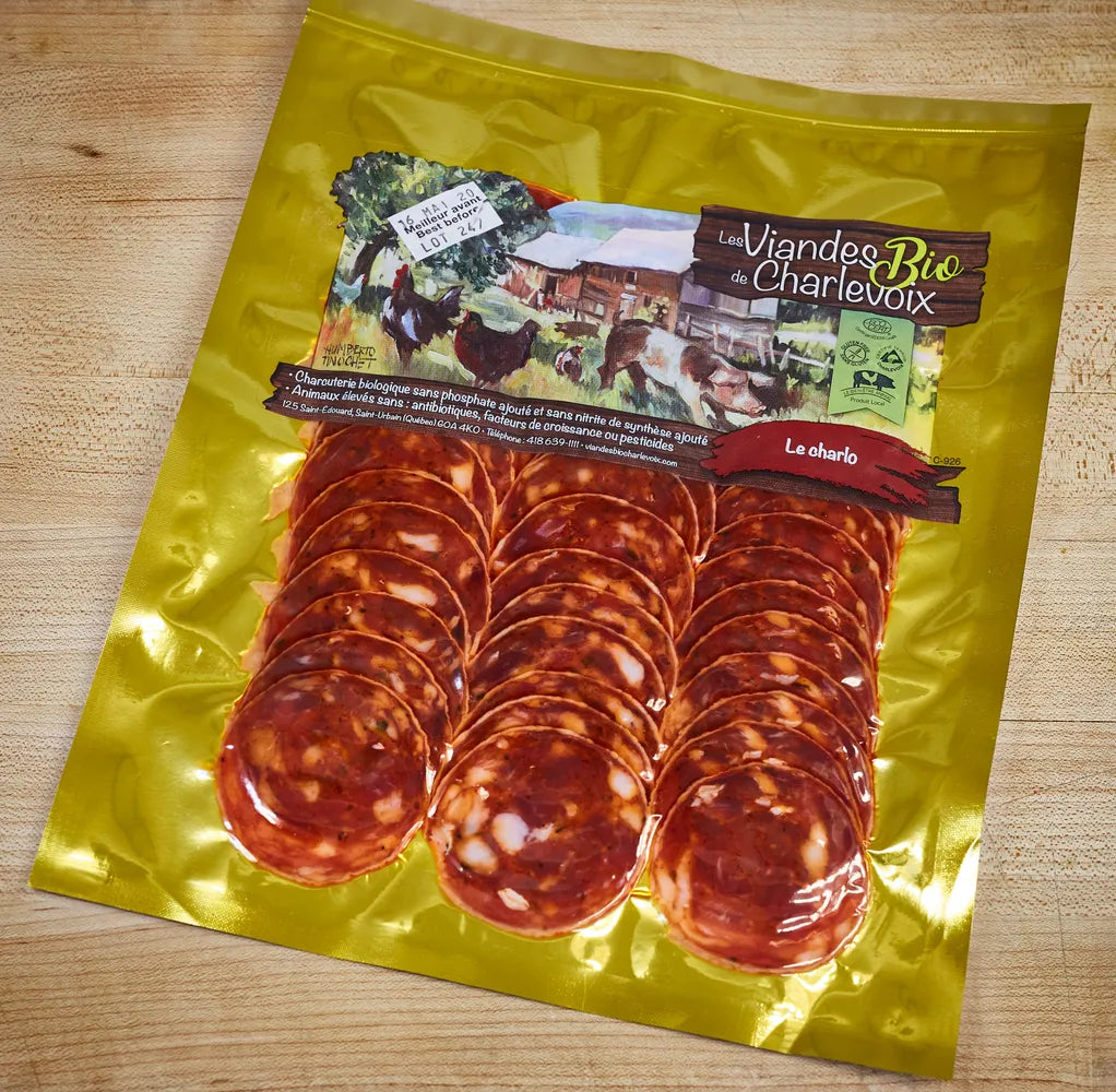 Le Charlo Tranché Biologique de Charlevoix 100g