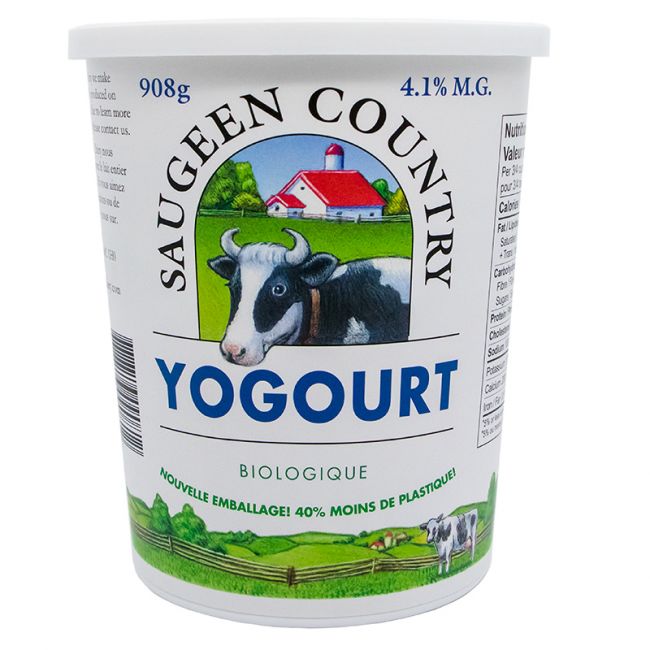 Organic Yogurt by Saugeen Country, 908g