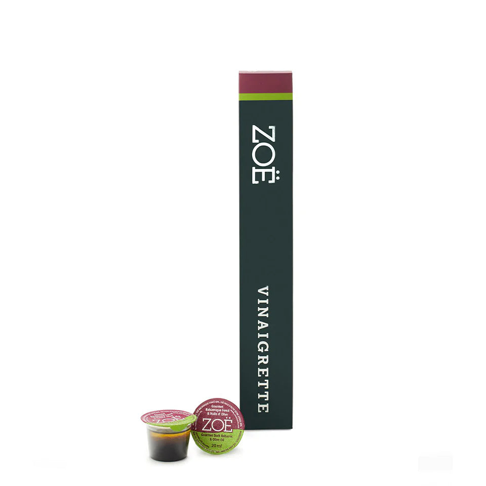 Dosettes de balsamique noir et d'huile d'olive par Zoë, 10x20g